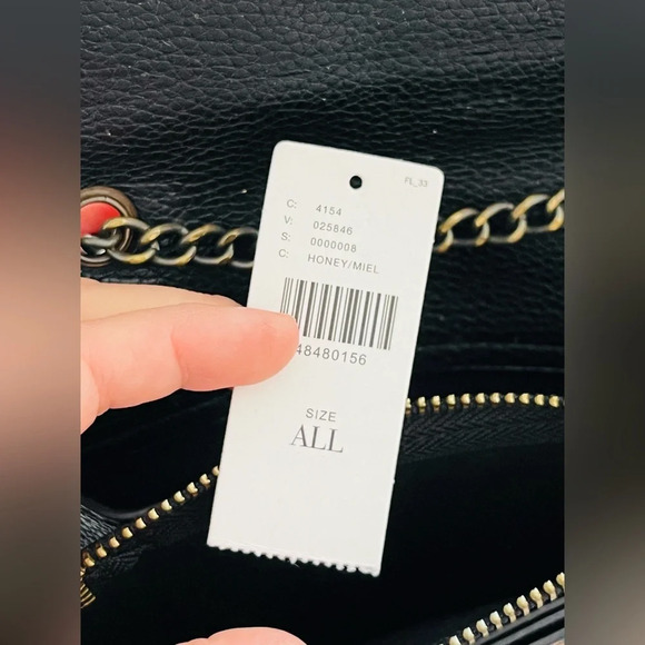 Anthropologie Leanna Crossbody Bag in Honey Black $68 - Picture 8 of 11